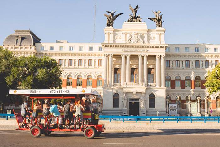 beer bike en madrid