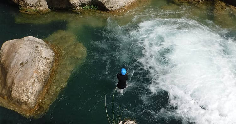 salto de barranquismo